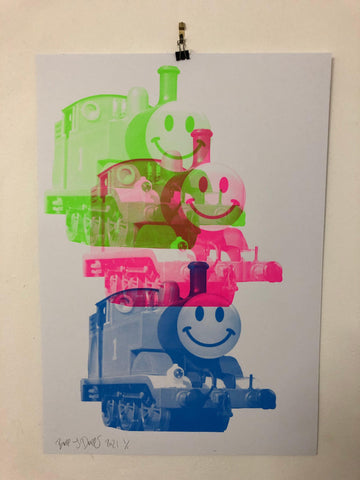 321 Happy Trip Print - BARRIE J DAVIES IS AN ARTIST