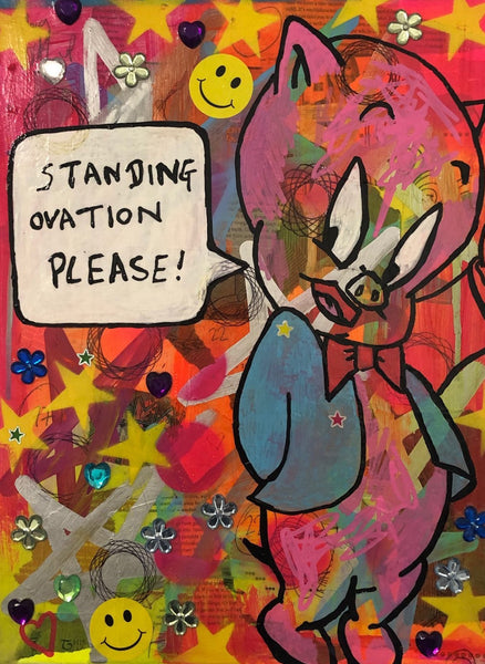 Clapping Painting - BARRIE J DAVIES IS AN ARTIST