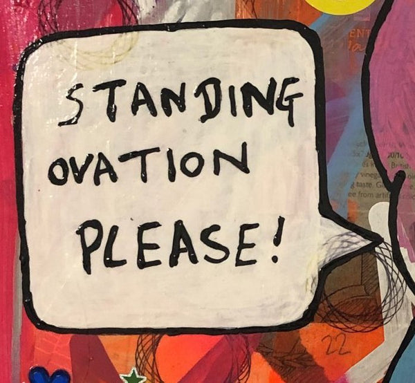 Clapping Painting - BARRIE J DAVIES IS AN ARTIST