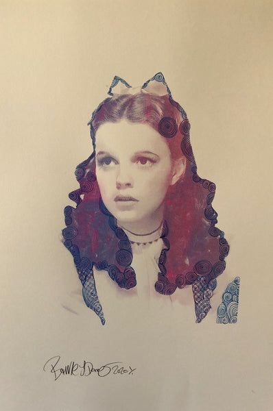 Doodle Dorothy Print - BARRIE J DAVIES IS AN ARTIST