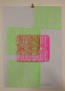 Disco Biscuit Print - BARRIE J DAVIES IS AN ARTIST