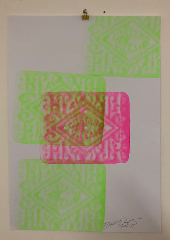 Disco Biscuit Print - BARRIE J DAVIES IS AN ARTIST