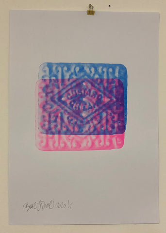 Disco Biscuit Print - BARRIE J DAVIES IS AN ARTIST