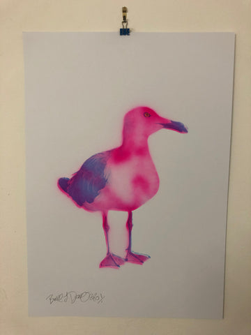 Feed Me Weird Things Print - BARRIE J DAVIES IS AN ARTIST