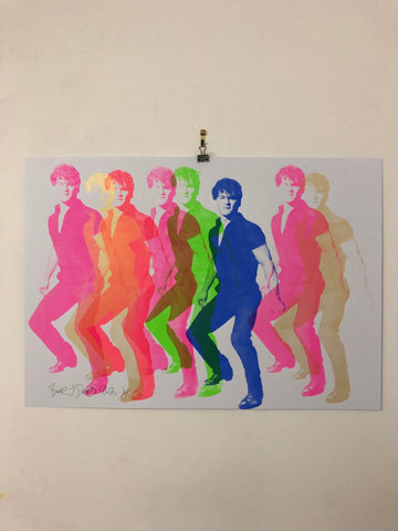 Trippy Nobody puts baby in the corner Print - BARRIE J DAVIES IS AN ARTIST