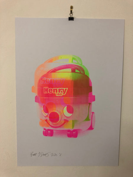 Trippy Suck it up Print - BARRIE J DAVIES IS AN ARTIST