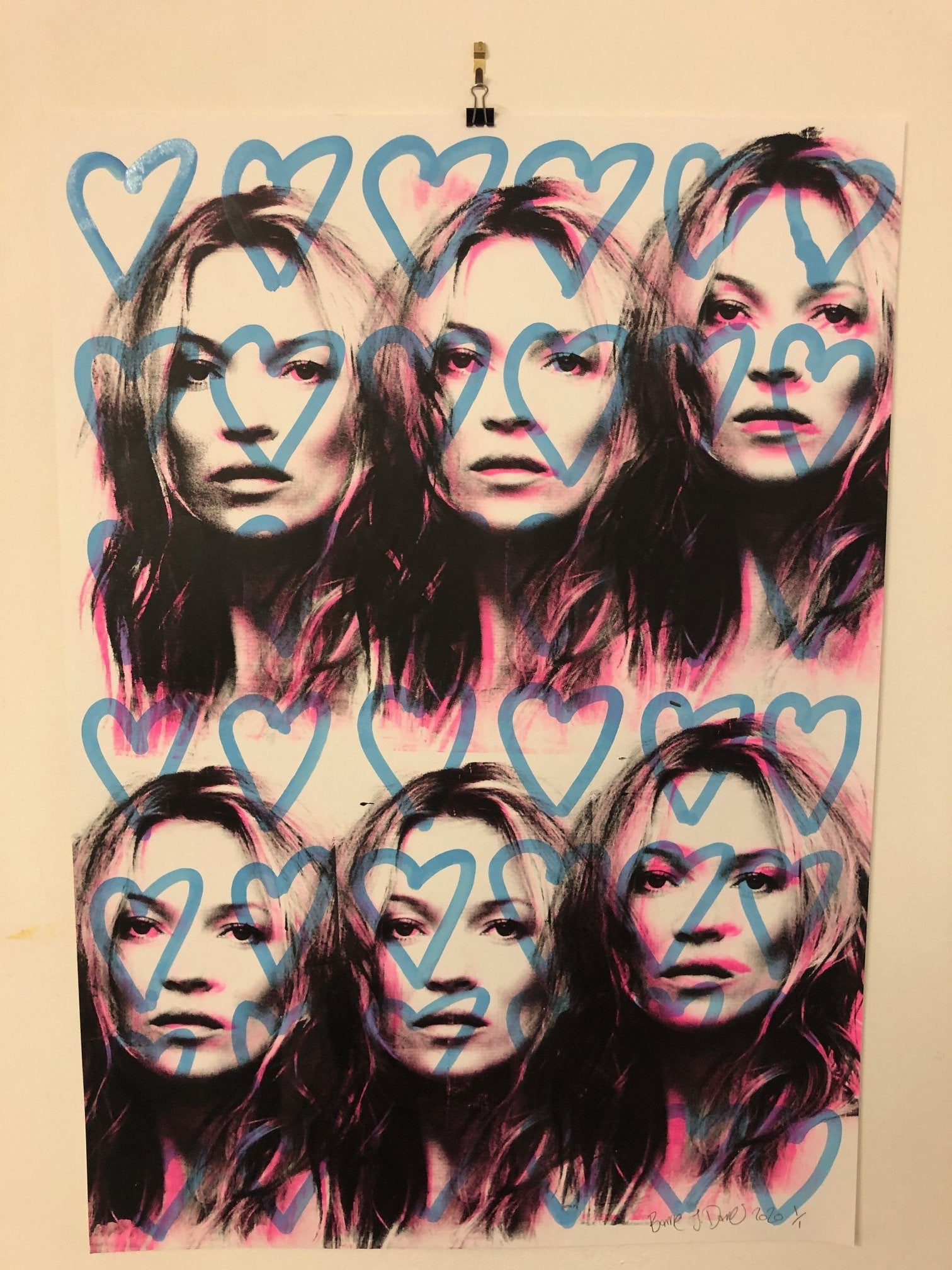 Love Heart Kate Print - BARRIE J DAVIES IS AN ARTIST