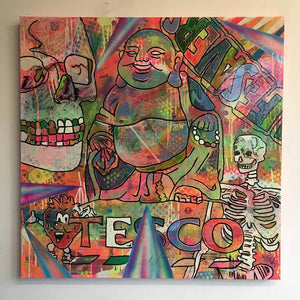 Acid Rain Tuesday Painting - BARRIE J DAVIES IS AN ARTIST