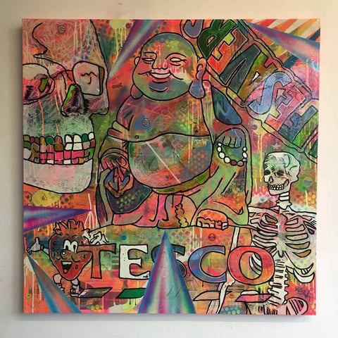 Acid Rain Tuesday Painting - BARRIE J DAVIES IS AN ARTIST