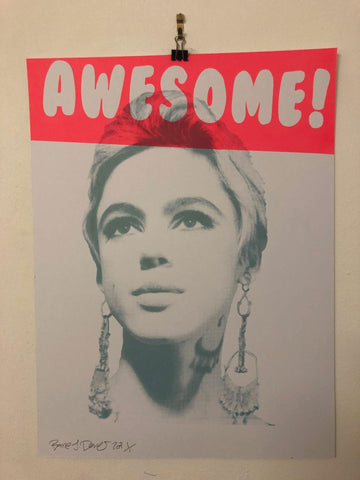 Awesome Art Star Print - BARRIE J DAVIES IS AN ARTIST