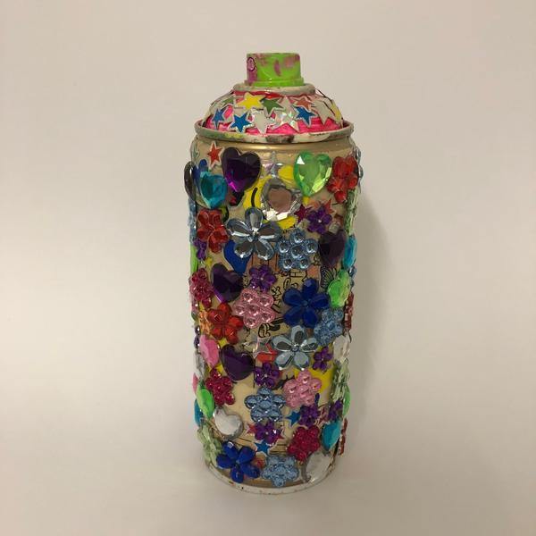 Bling Spray Can Street Art Sculpture - BARRIE J DAVIES IS AN ARTIST