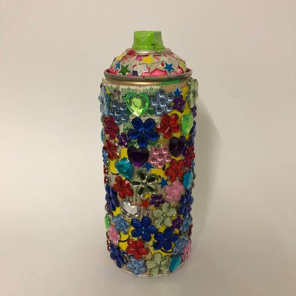 Bling Spray Can Street Art Sculpture - BARRIE J DAVIES IS AN ARTIST