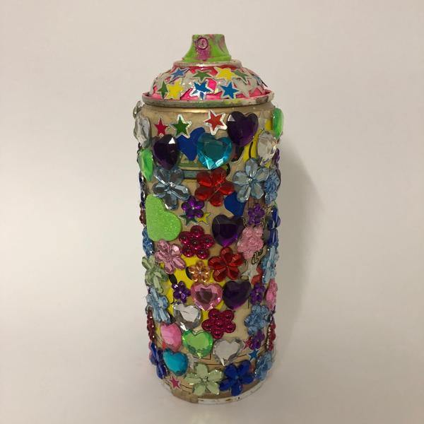 Bling Spray Can Street Art Sculpture - BARRIE J DAVIES IS AN ARTIST