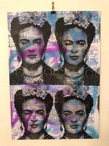 Blue Shine On You Crazy Diamond Print - BARRIE J DAVIES IS AN ARTIST