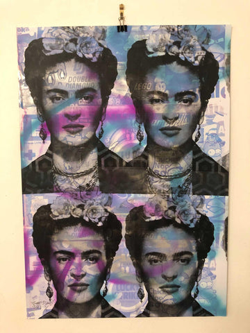Blue Shine On You Crazy Diamond Print - BARRIE J DAVIES IS AN ARTIST