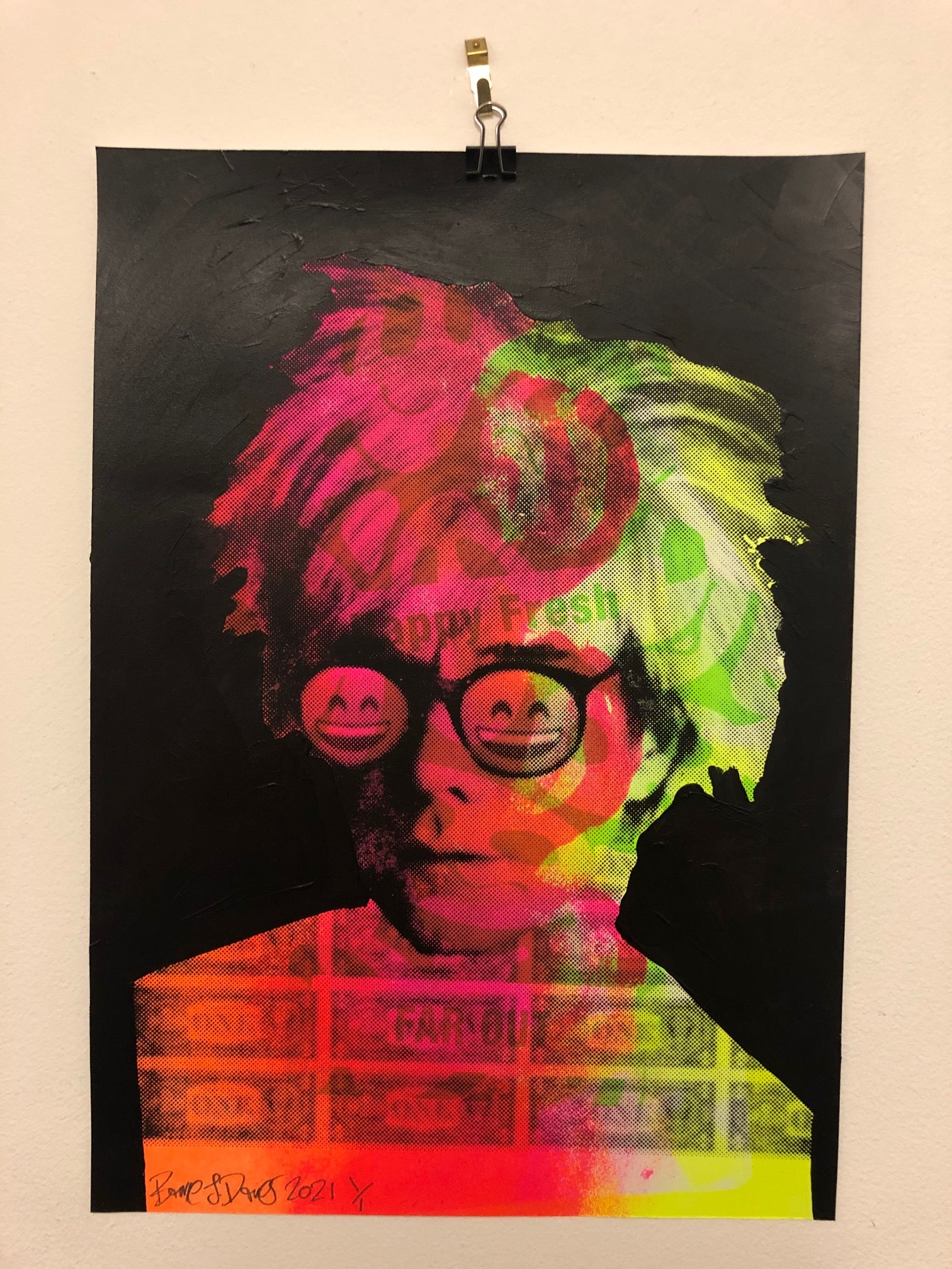 Dark Pop Man Print - BARRIE J DAVIES IS AN ARTIST