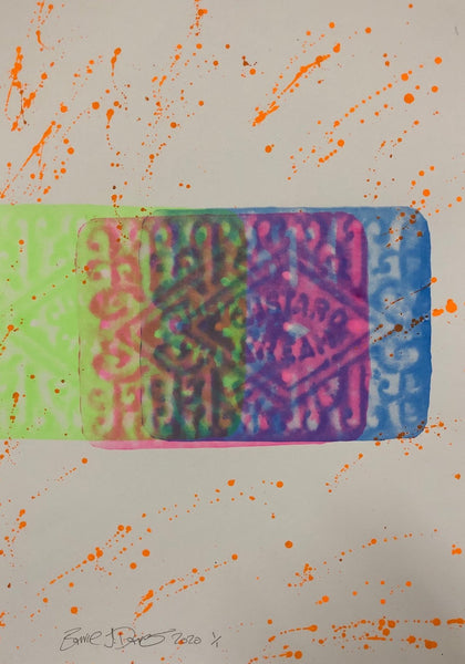 Disco Biscuit Print - BARRIE J DAVIES IS AN ARTIST