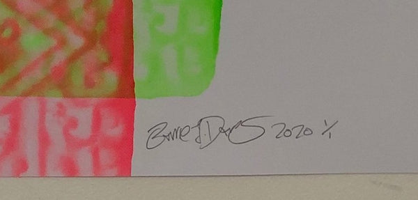 Disco Biscuit Print - BARRIE J DAVIES IS AN ARTIST