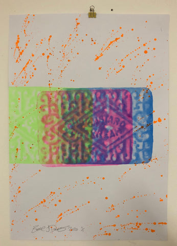 Disco Biscuit Print - BARRIE J DAVIES IS AN ARTIST
