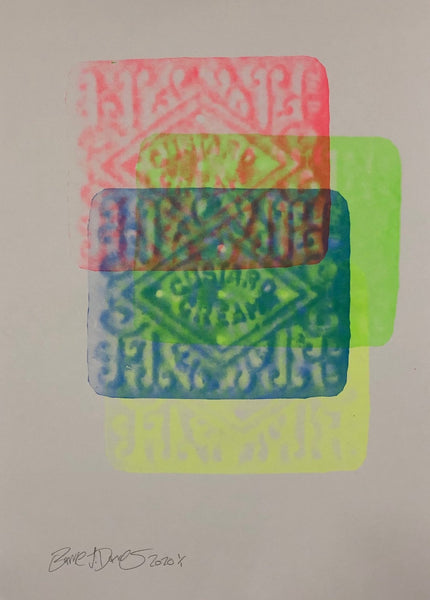 Disco Biscuit Print - BARRIE J DAVIES IS AN ARTIST