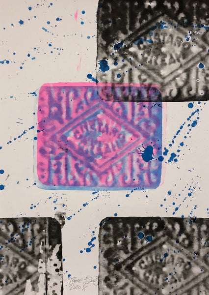Disco Biscuit Print - BARRIE J DAVIES IS AN ARTIST