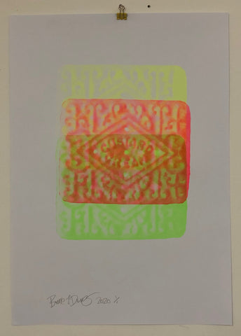 Disco Biscuit Print - BARRIE J DAVIES IS AN ARTIST