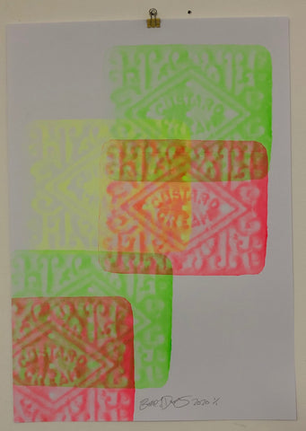 Disco Biscuit Print - BARRIE J DAVIES IS AN ARTIST