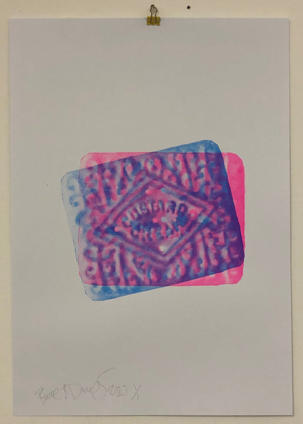 Disco Biscuit Print - BARRIE J DAVIES IS AN ARTIST