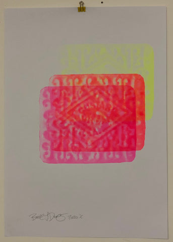 Disco Biscuit Print - BARRIE J DAVIES IS AN ARTIST