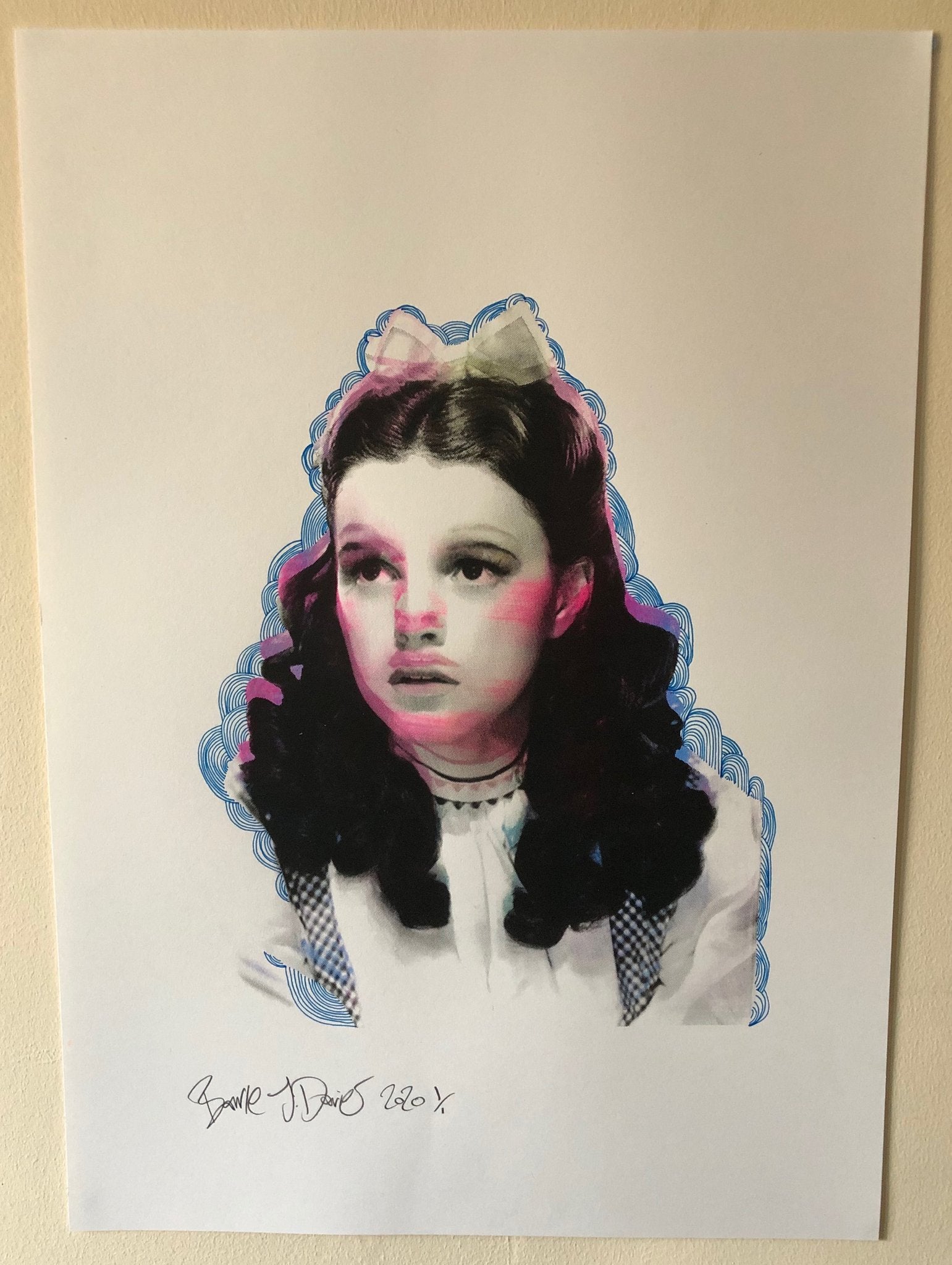 Doodle Dorothy Print - BARRIE J DAVIES IS AN ARTIST