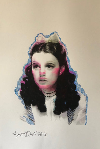 Doodle Dorothy Print - BARRIE J DAVIES IS AN ARTIST