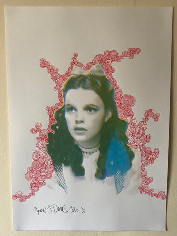 Doodle Dorothy Print - BARRIE J DAVIES IS AN ARTIST