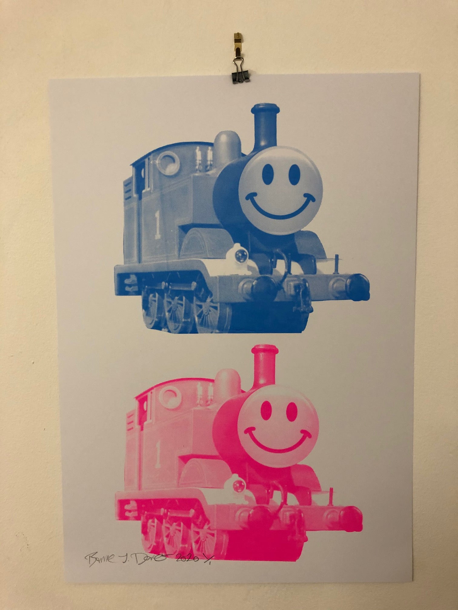 Double Happy Trip Print - BARRIE J DAVIES IS AN ARTIST