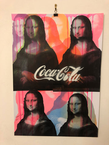 Drink A Secret Smile Print - BARRIE J DAVIES IS AN ARTIST