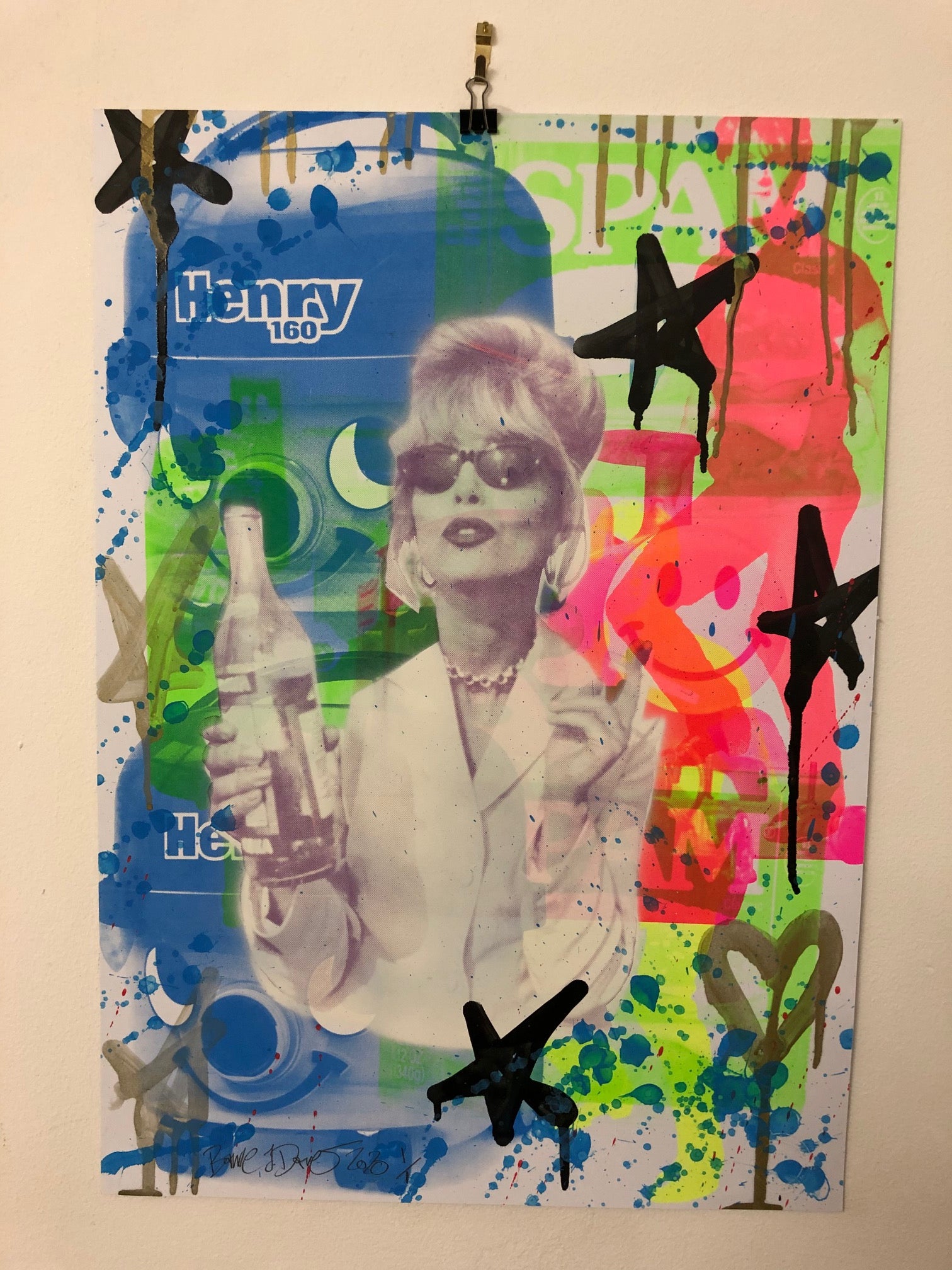 Drippy Mash Up Print - BARRIE J DAVIES IS AN ARTIST