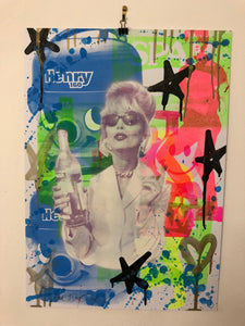 Drippy Mash Up Print - BARRIE J DAVIES IS AN ARTIST