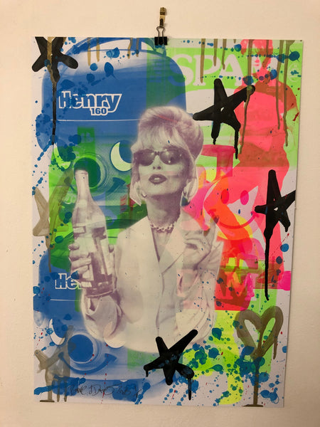 Drippy Mash Up Print - BARRIE J DAVIES IS AN ARTIST