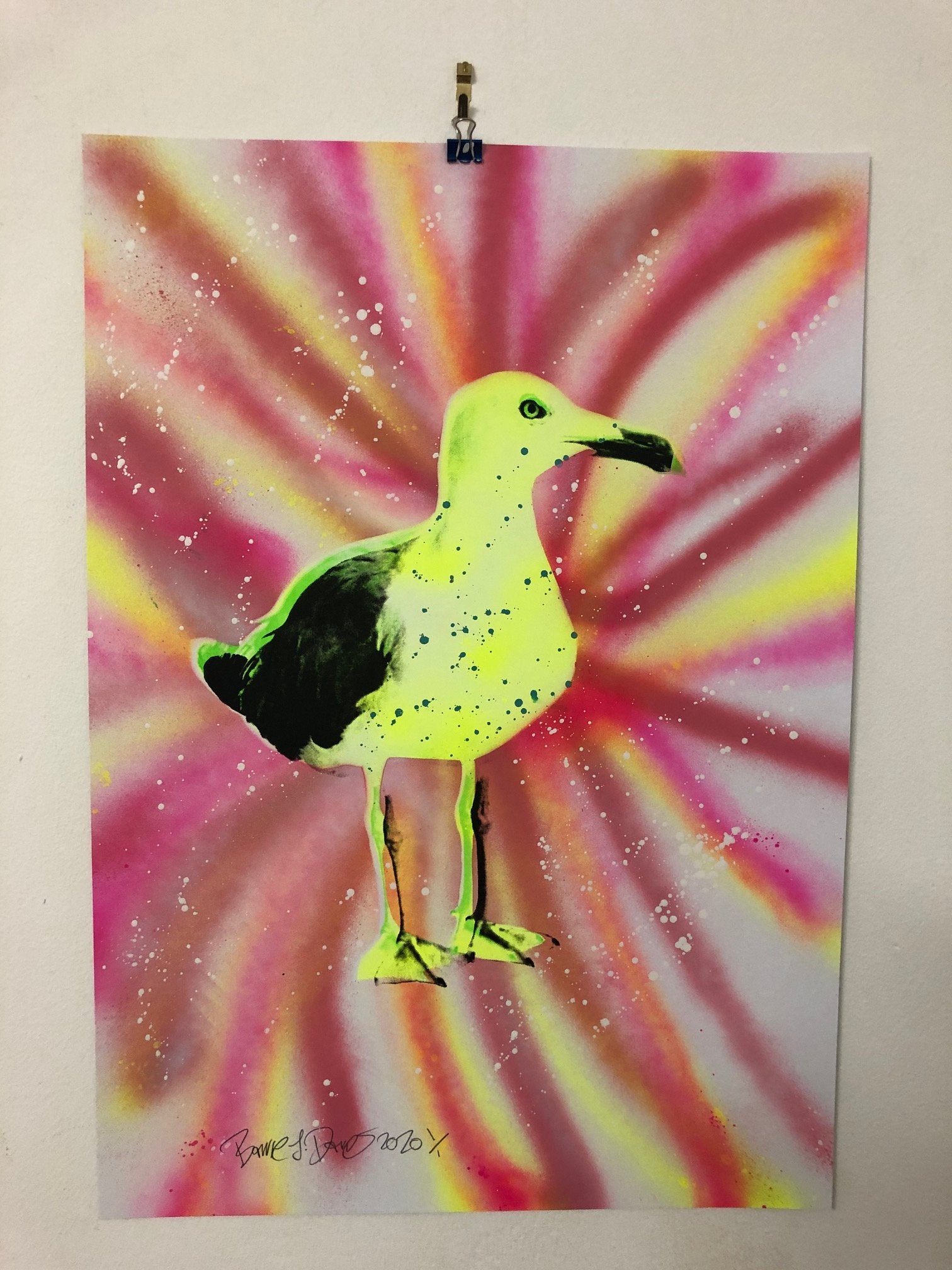 Far Out Feed Me Weird Things Print - BARRIE J DAVIES IS AN ARTIST
