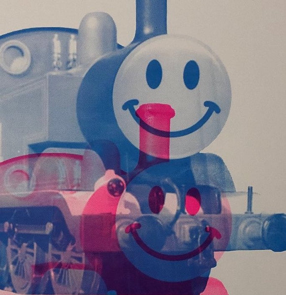 Far out Happy Trip Print - BARRIE J DAVIES IS AN ARTIST