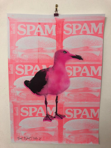 Feed Me Junk Mail Print - BARRIE J DAVIES IS AN ARTIST