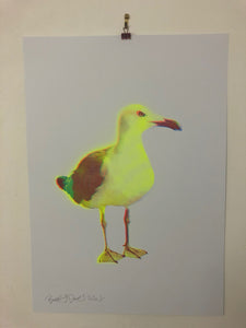 Feed Me Weird Things Print - BARRIE J DAVIES IS AN ARTIST