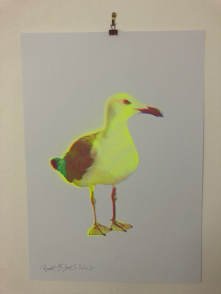 Feed Me Weird Things Print - BARRIE J DAVIES IS AN ARTIST