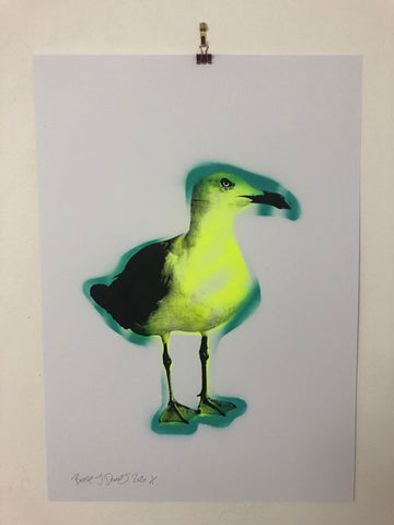 Feed Me Weird Things Print - BARRIE J DAVIES IS AN ARTIST