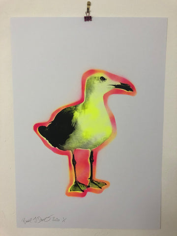 Feed Me Weird Things Print - BARRIE J DAVIES IS AN ARTIST