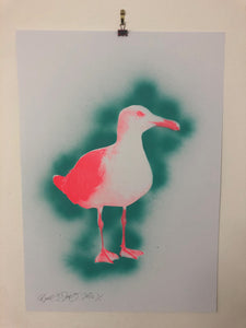 Feed Me Weird Things Print - BARRIE J DAVIES IS AN ARTIST