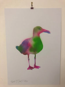 Feed Me Weird Things Print - BARRIE J DAVIES IS AN ARTIST