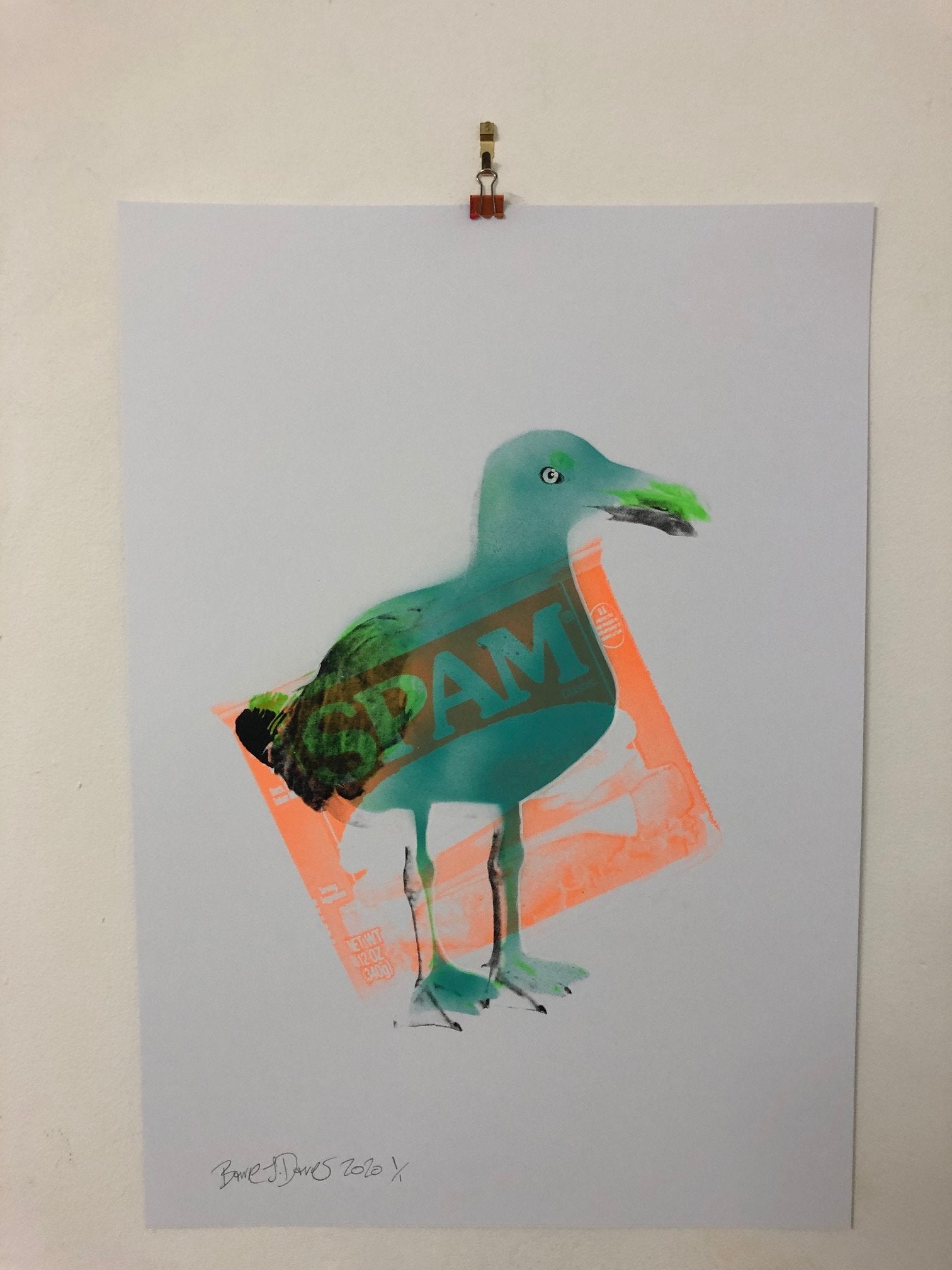 Feed Me Junk Mail Print - BARRIE J DAVIES IS AN ARTIST