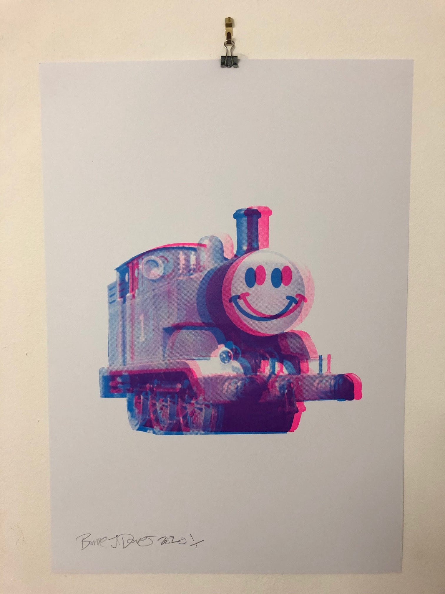 Happy Trip Print - BARRIE J DAVIES IS AN ARTIST