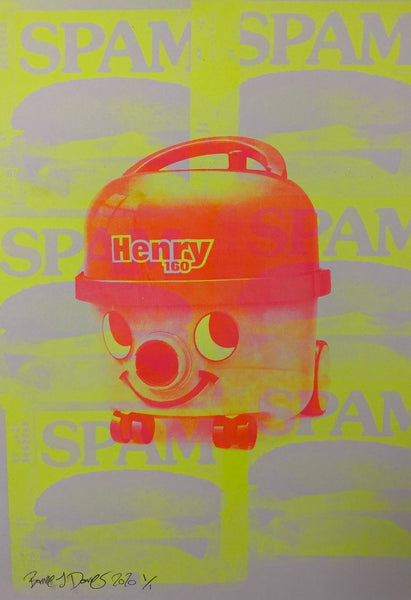 Junk Mail Suck it up Print - BARRIE J DAVIES IS AN ARTIST