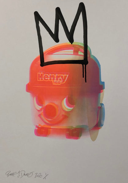 King Suck it up Print - BARRIE J DAVIES IS AN ARTIST